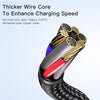YESIDO CA109 3m 2A USB to 8 Pin Charging Data Cable(Black)
