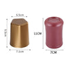 6 PCS Bar Thickening Anti-skid Dice Cup, Style: Little Waist(Silver)