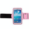 PU Sports Armband Case with Earphone Hole for Galaxy Mega 6.3 / i9200, Below 6.3 inch Phones(Pink)