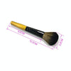 Wooden Handle Soft Head Buffer Foundation Powder Blush Brush Makeup Tools(Gold)
