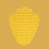 Silicone Carrot Licking Mat for Dogs & Cats (Yellow)