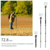 K&F CONCEPT KF09.089V1 Camera Tripods Aluminum Travel Vlog DSLR Tripod Monopod