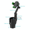 Car Beverage Rack Water Cup Mobile Phone Holder, Green