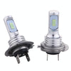 2 PCS H7 72W 1000LM 6000-6500K Super Bright White Light Car Fog LED Bulbs, DC 12-24V (Ice Blue Light)