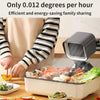 Desktop Range Hood Barbecue Small Movable Liftable Extractor Hood 2 Wind Speeds Adjust UK Plug