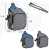 Dog Treat Training Pouch Bag, Grey/Blue, 25x17x12cm