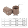 4 Pairs Noise Cancelling Heel Covers Anti-Slip High Heels Protective Caps, Size:S(Black)