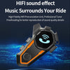 Motorcycle Noise Reduction Waterproof Helmet Cycling Bluetooth Headphones