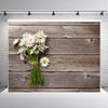 1.25x0.8m Wood Grain Flower Branch Props 3D Simulation Photography Background Cloth, Style: C-2283