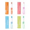 4 PCS/Set Portable Business Trip Folding Toothbrush Multi-color Super Soft Bristles Toothbrush