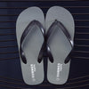Men Slippers Student Flat Casual Non-Slip Flip Flops, Size: XS 38-39(Sunshine-Gray)
