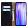 For Xiaomi Redmi Note 8 Pro Business Style Oil Wax Texture Horizontal Flip Leather Case, with Holder & Card Slots & Wallet(Black)