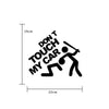 Dont Touch My Car Pattern Car Sticker Window Decal, Size: 22x19cm(Black)