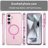 For Samsung Galaxy S24 FE 5G MagSafe Frosted Translucent TPU + PC Full Coverage Phone Case(Pink)