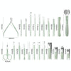 Stainless Steel Nail Clipper Nail Art Tool Set, Color: 10 PCS/Set (Green)