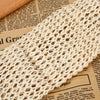 Natural Sisal Long Rubbing Towel with Handle Bath Strip Plant Fiber Bath Wipe