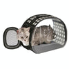 Pet Carrier Backpack, Large Black, Transparent Capsule, Cat/Dog