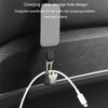 Car Seat Hook Multi-function Leather Seatback Hanger Car Interior Supplies(Grey)