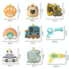 Children Outdoor Pumping Water Spray Toys Seaside Beach Water Toys, Style: Tiger