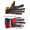 JUNGLE LEOPARD Outdoor Sports Mountaineering Full Finger Gloves Mesh Touch Screen Anti-Skid Gloves, Size: L(Green+Yellow)