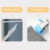 5pcs /Pack Stainless Steel Flat Clip With Hook Anti-Scratch Catch Laundry Drying Holder(Beige)