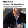 LC19 1.53 inch 2 in 1 Bluetooth Earphone IP67 Waterproof Smart Watch, Support Sleep Monitoring(Black)