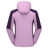 Women Winter Fleece Windproof Warm Jacket Outdoor Waterproof Breathable Mountaineering Clothing, Size: XXXL(Pink)