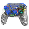 For PS3 / PS4 Dual Vibration Wireless Gamepad With RGB Lights(Blue)
