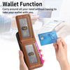 For Samsung Galaxy A15 Twill Fabric Leather Vertical Flip RFID Card Bag Phone Case(Brown)