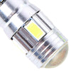 2PCS T10 3W White Light 6 SMD 5630 LED Error-Free Canbus Car Clearance Lights Lamp, DC 12V