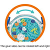 Kids 3D Maze Ball Toys Breakthrough Balance Roller Ball Puzzle Game Thinking Training Labyrinth(Orange)