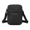 WEPOWER Men Single Shoulder Bag Simple Business Casual Crossbody Bag(Black)