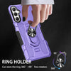 For Samsung Galaxy A35 5G Ring Holder Armor Hybrid Phone Case(Purple)