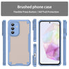 For Samsung Galaxy A36 5G Armor Glaze PC Hybrid TPU Phone Case(Blue)