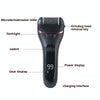 Electric Foot Grinder Digital Display Rechargeable Pedicure Peeling, Color: 10-piece Set Black