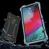 For iPhone XR R-JUST Shockproof Armor Metal Protective Case(Black)