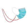 Drop-Shaped Beaded Crystal Mask Anti-Lost Lanyard Fashion Glasses Chain(Red)
