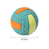 Squeaky Latex Dog Ball Toy, Blue, 9.5cm - Small Dogs