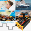 Legend III Generation DC12V to AC110V 6000W Modified Square Wave Car Power Inverter with LED Display(Black)
