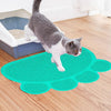 PVC Cat Litter Mat, Lake Blue, 30x40cm, Non-Slip