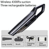 Wireless 4300Pa Car Vacuum Cleaner Handheld High Power Small Vacuum Cleaner