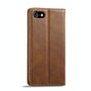 For iPhone SE 2022 / SE 2020 / 8 / 7 LC.IMEEKE RFID Anti-theft Leather Phone Case(Brown)