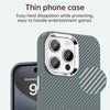 For iPhone 15 Pro Carbon Fiber Series IMD Phone Case(Grey)