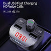 Car Bluetooth MP3 Player FM Transmitter Fast Charging(Black)