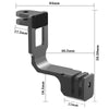 Universal  Vertical Shooting Centering Arm Bracket For Action Camera, Spec: With 2pcs Long Screw