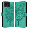 For Asus Zenfone 11 Ultra Embossed Butterfly Leather Phone Case(Green)