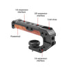 PULUZ 3/8 inch Camera Wooden Top Handle with Cold Shoe Mount(Black)