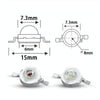 3W High Power LED Light Bulb, For Flashlight, Luminous Flux: 80-90lm
