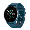 BW0223 Heart Rate/Blood Oxygen/Blood Pressure Monitoring Bluetooth Smart Calling Watch, Color: Silicone Blue