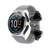 GT69 1.3 inch IPS Touch Screen IP67 Waterproof Bluetooth Earphone Smart Watch, Support Sleep Monitoring / Heart Rate Monitoring / Bluetooth Call(Silver Black)